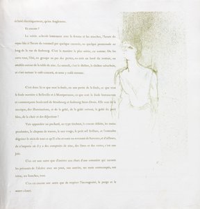 Yvette Guilbert-Fransız Serisi: No. 9 by Henri de Toulouse-Lautrec