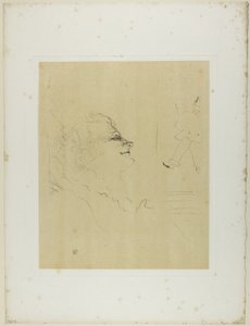 Yvette Guilbert—Pessima, Yvette Guilbert'ten by Henri de Toulouse-Lautrec