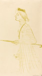 Yvette Guilbert, 1894. by Henri de Toulouse Lautrec