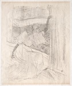 Yvette Guilbert: Seyirciyi selamlamak by Henri de Toulouse Lautrec