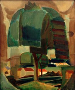 Paysage (manzara) by Henri Victor Gabriel Le Fauconnier