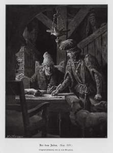 Yahudi tefeci (gravür) by Henri van Muyden