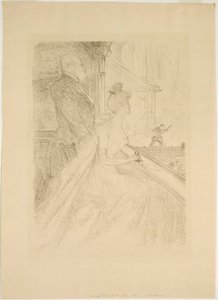 La Loge - Bir Faust Performansı by Henri de Toulouse Lautrec