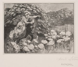 H.C. Andersen için İllüstrasyon: "Raf Ana" by Henrik Arnold Hamilkar Sørensen