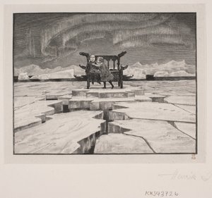 H.C. Andersen için İllüstrasyon: "Kar Kraliçesi" by Henrik Arnold Hamilkar Sørensen