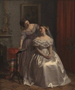 Gelin arkadaşı tarafından süslenir by Henrik Olrik