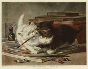 Bir Sanat Noktasında Anlaşmazlık by Henriëtte Ronner Knip
