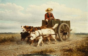 Köpek Arabası, by Henriëtte Ronner Knip