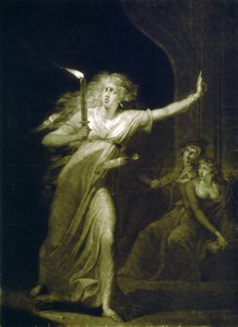 Lady Macbeth, Perde, 5. sahne Bir, öyleyse yapma zamanı. H. Fuseli'den sonra boyanmış by Henry (1741 1825) (after) Fuseli