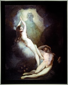 Havva#39;nın Yaratılışı (tuval üzerine yağlıboya) by Henry (1741 1825) Fuseli