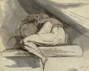 Oturan Kadın, Kıvrılmış, 1778