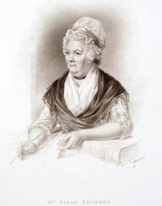 Sarah Trimmer, İngiliz çocuk kitabı yazarı (gravür) by Henry (after) Howard