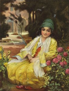Suriyeli bir hizmetçi (renkli taş)