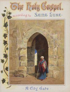 Bir şehir kapısı (chromolitho) by Henry Andrew Harper