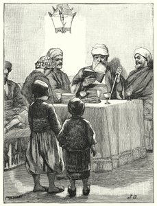 Modern Yahudilerin Fısıh Bayramı (lito) by Henry Andrew Harper