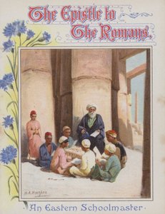 Doğulu bir öğretmen (chromolitho) by Henry Andrew Harper