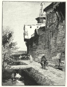 Şam şehir duvarı (litho)