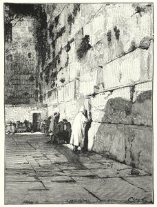 Yahudilerin Ağlama Yeri, Kudüs (litto) by Henry Andrew Harper