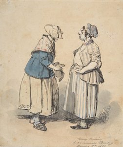 İki Dedikodu Les Deux Dedikodu, 1832.