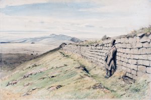 Cockmount Hill (kağıt üzerine kalem, wc & guaş, kart üzerine) by Henry Burdon Richardson