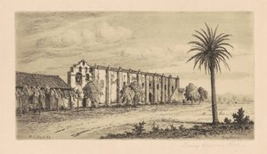 Mission San Gabriel Arcangel by Henry Chapman Ford
