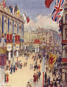 Piccadilly Circus, Londra (renkli taş)