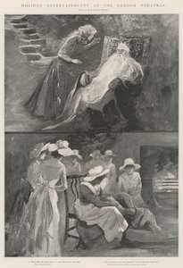 Londra Tiyatrolarında Tatil Eğlenceleri by Henry Charles Seppings Wright