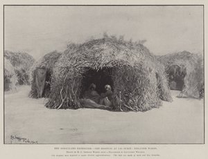 Somaliland Seferi, Las Durie'deki Hastane, İzolasyon Koğuşları by Henry Charles Seppings Wright