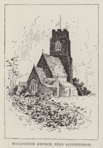 Sandringham yakınlarındaki Woolferton Kilisesi, by Henry Charles Seppings Wright