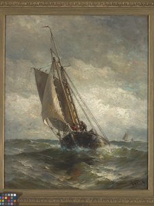 Demirlemek İçin Koşmak (tuval üzerine yağlı boya) by Henry Chase