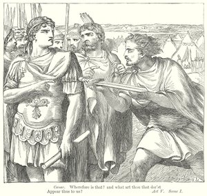 Antonius ve Kleopatra (gravür) by Henry Courtney (after) Selous