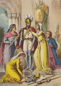 Hıristiyan silahlı (chromolitho) by Henry Courtney (after) Selous
