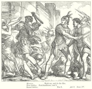 Coriolanus (gravür) by Henry Courtney (after) Selous