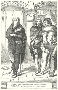 Hamlet (gravür) by Henry Courtney (after) Selous