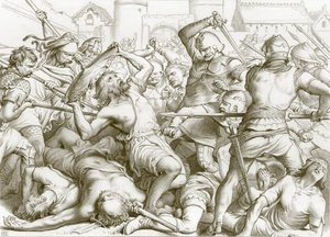 Hereward ruhunun bedelinin geri kalanını nasıl aldı (gravür)