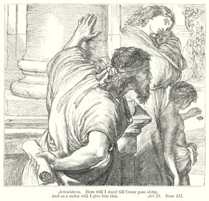 Julius Caesar (gravür) by Henry Courtney (after) Selous