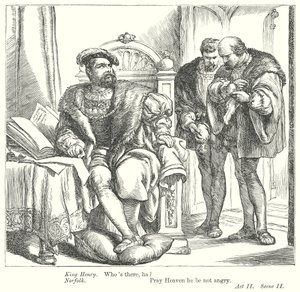 Kral VIII Henry (gravür) by Henry Courtney (after) Selous