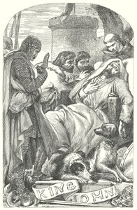 Kral John (gravür) by Henry Courtney (after) Selous