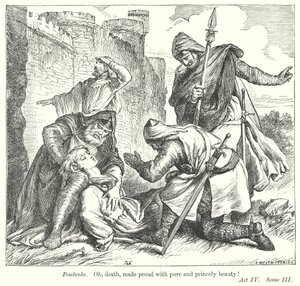 Kral John (gravür) by Henry Courtney (after) Selous