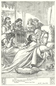 Kral Lear (gravür) by Henry Courtney (after) Selous