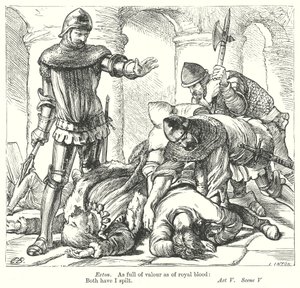 Kral 2. Richard (gravür) by Henry Courtney (after) Selous