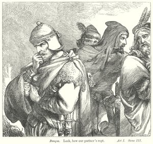 Macbeth (gravür) by Henry Courtney (after) Selous