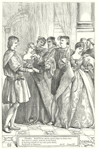 Much Ado About Nothing (gravür) by Henry Courtney (after) Selous