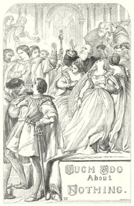 Much Ado About Nothing (gravür) by Henry Courtney (after) Selous