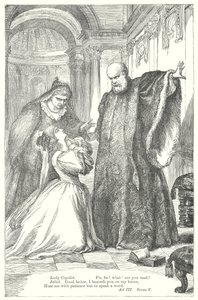 Romeo ve Juliet (gravür) by Henry Courtney (after) Selous