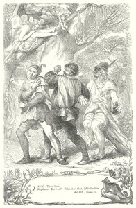The Tempest (gravür) by Henry Courtney (after) Selous