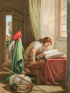 Hıristiyan ağlar ve dua eder by Henry Courtney Selous