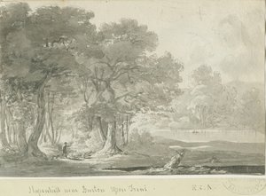 Burton-uponTrent - Stapenhill: sepya çizimi, nd [1788-1855] (çizim)