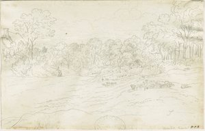 Eccleshall Köyü: karakalem, nd [1788-1855] (çizim)