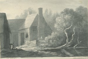 Lichfield - Edial: sepya yıkama çizimi, nd [1788-1855] (çizim)